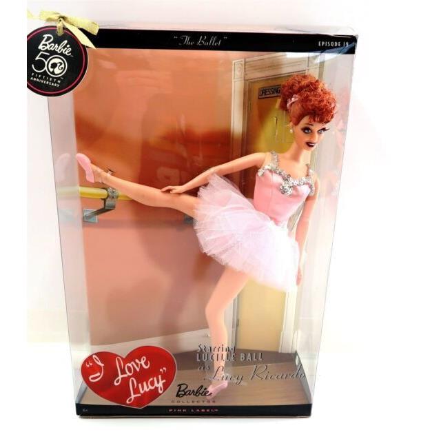 Mattel N6566 Fashion Doll Lucy I Love Lucy Episode 19 The Ballet - Doll Hair: Brown, Doll Eye: Blue