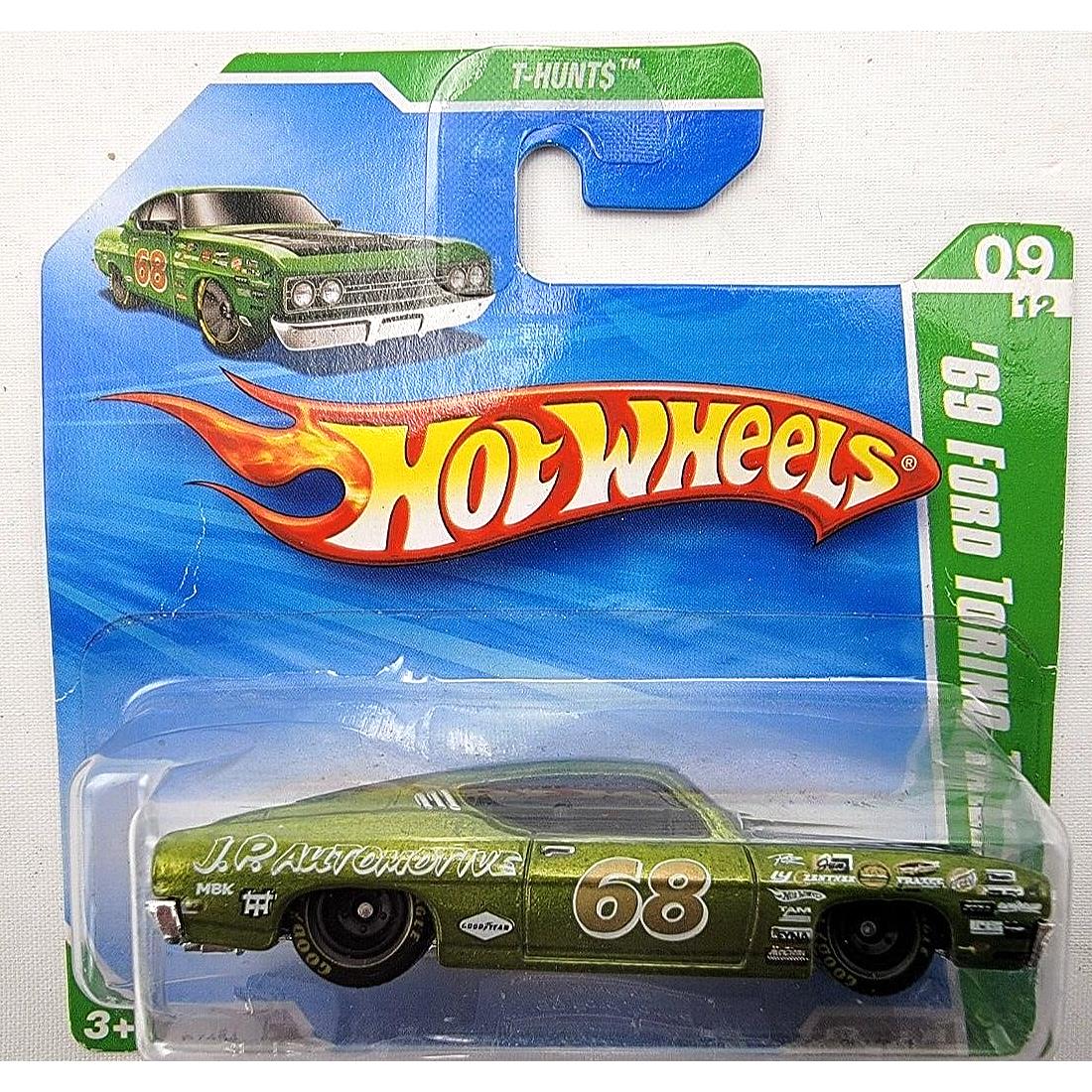 Hot Wheels 2010 Treasure Hunt T-hunts Short Card `69 Ford Torino Talladega 061