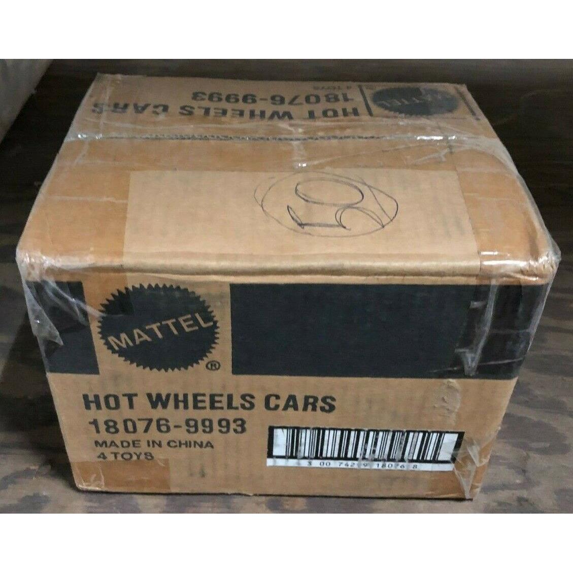 Factory Case Of 4 Hot Wheels Elwoody Custom Cars 18076-9993 Vintage