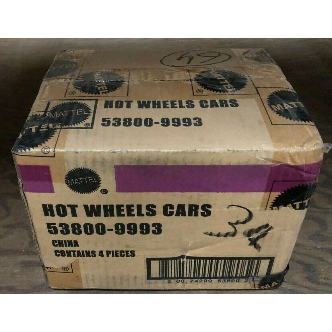 Factory Case Of 4 - Hot Wheels 2 Car Vintage Pony Wars 53800 Challenger Trans Am