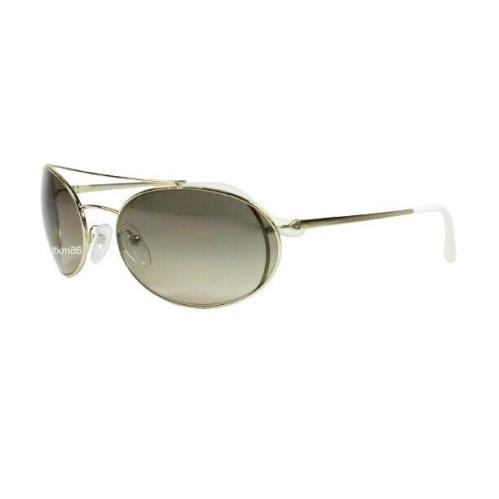 Prada PR 66VS-ZVN3D0 Pale Gold / Light Brown Grad Light Grey Sunglasses
