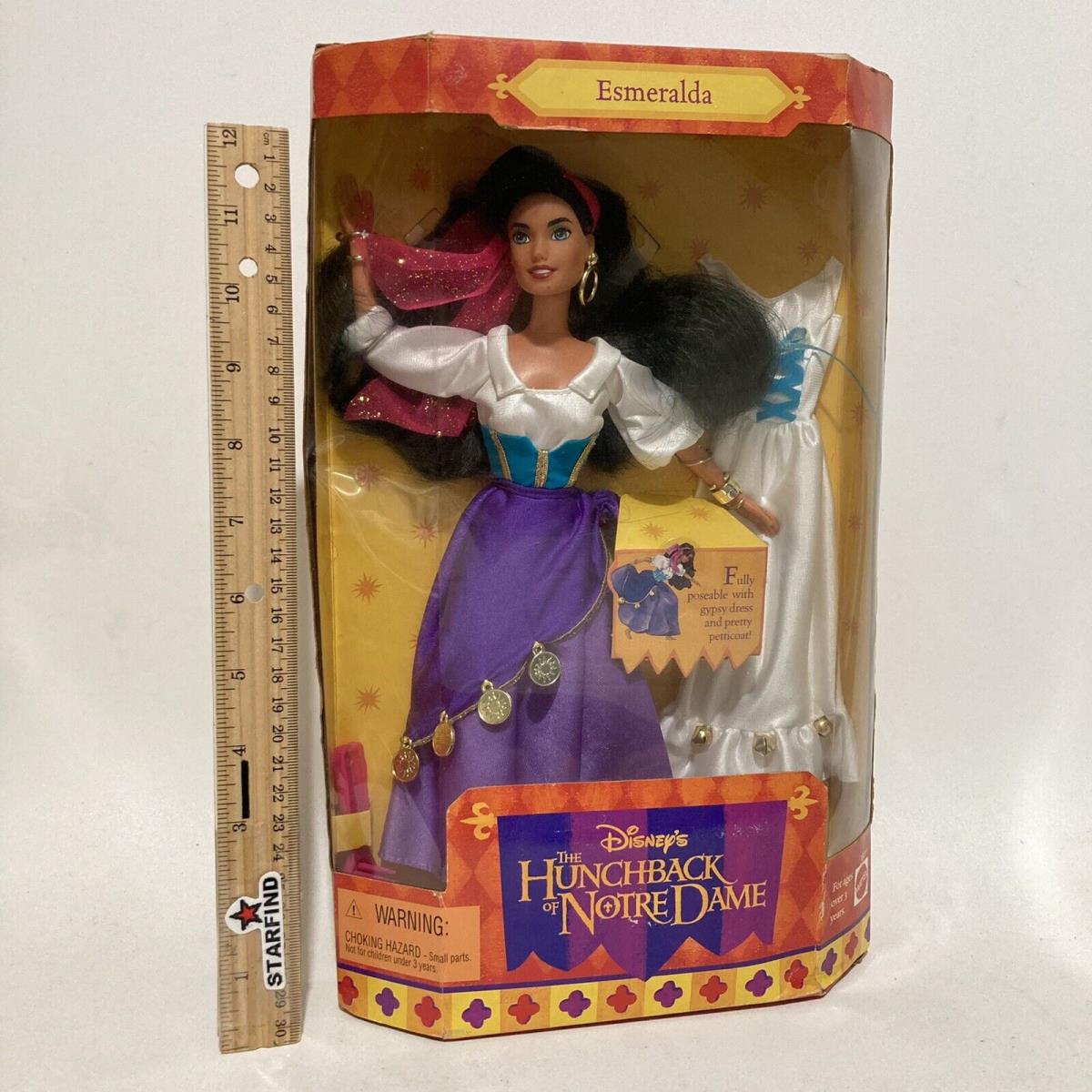 Esmeralda Hunchback of Notre Dame Doll Disney 1995 Mattel Vintage 15311 Figurine