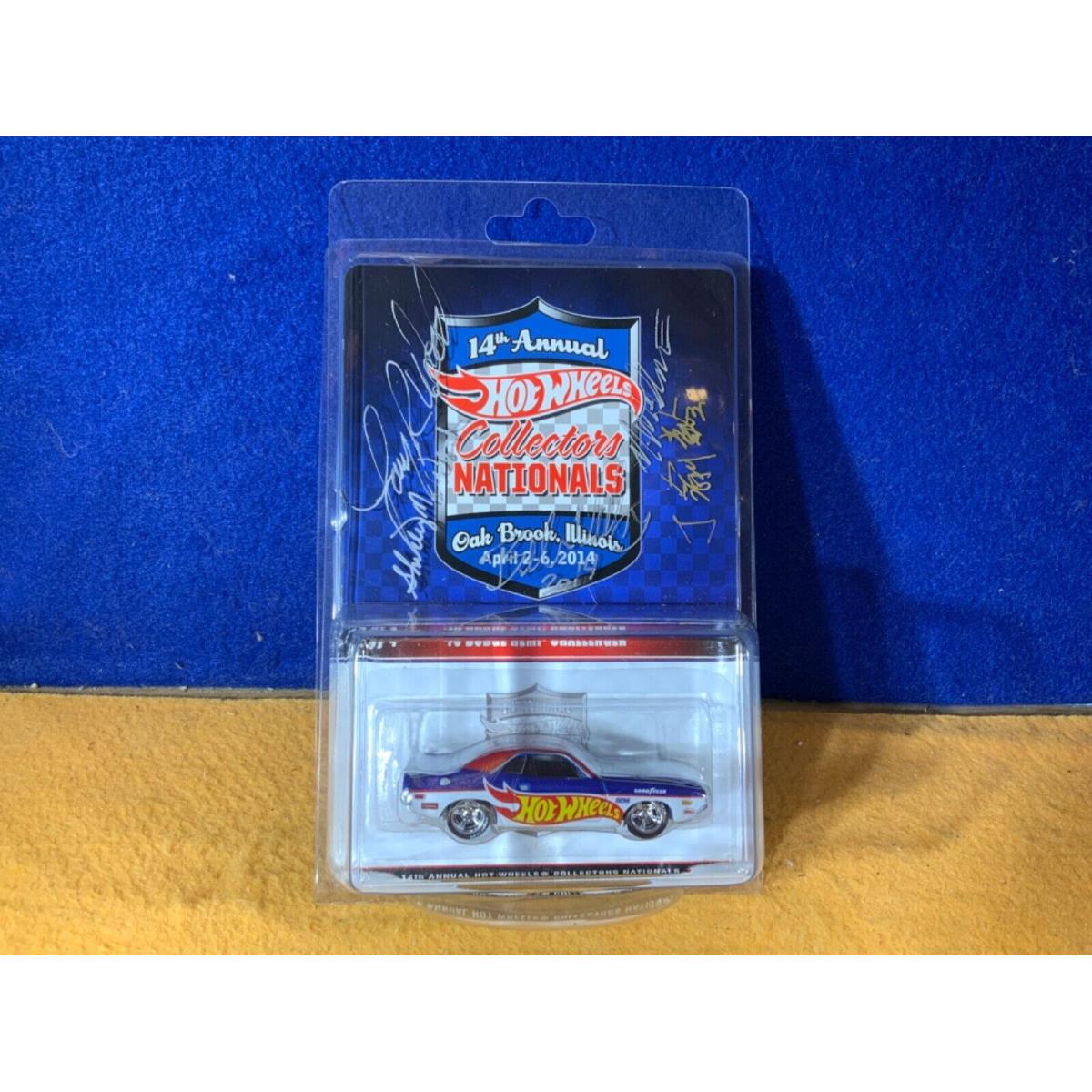 N9-66 Hot Wheels 14th Collectors Nationals - Autographed X5 ON Case 440 / 2 000