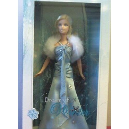 Barbie I Dream of Winter Doll Nrfb Dream Season Collection Silver Label Mattel