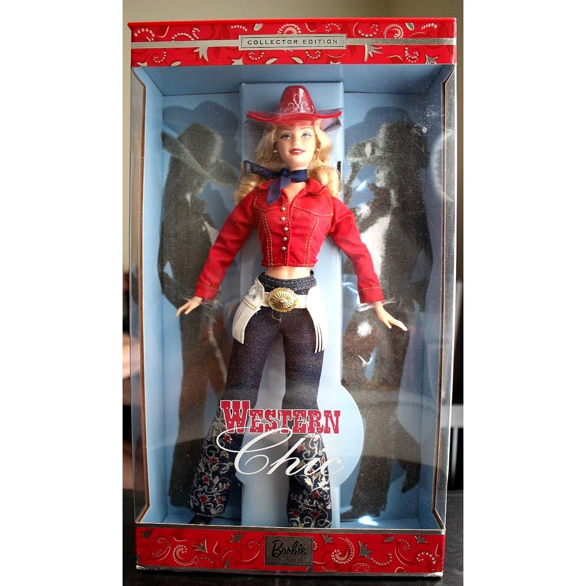 Western Chic Barbie Doll Collector Edition Silver Label Mattel Nrfb
