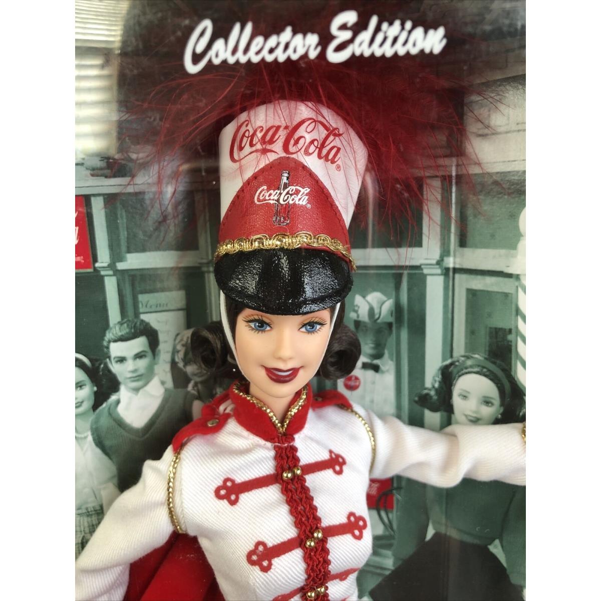 Coca Cola Majorette Barbie Doll with Tailored Jacket Red Cape White Boots Hat