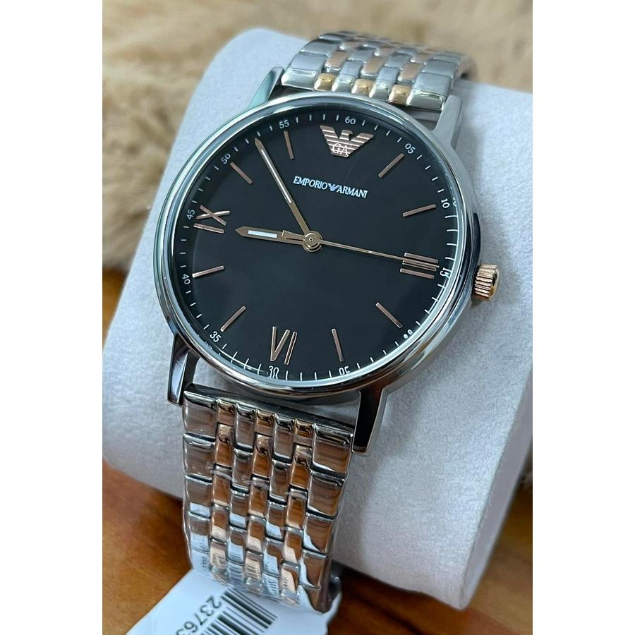 Emporio Armani Dual Tone Gray Dial Men`s Watch AR11121