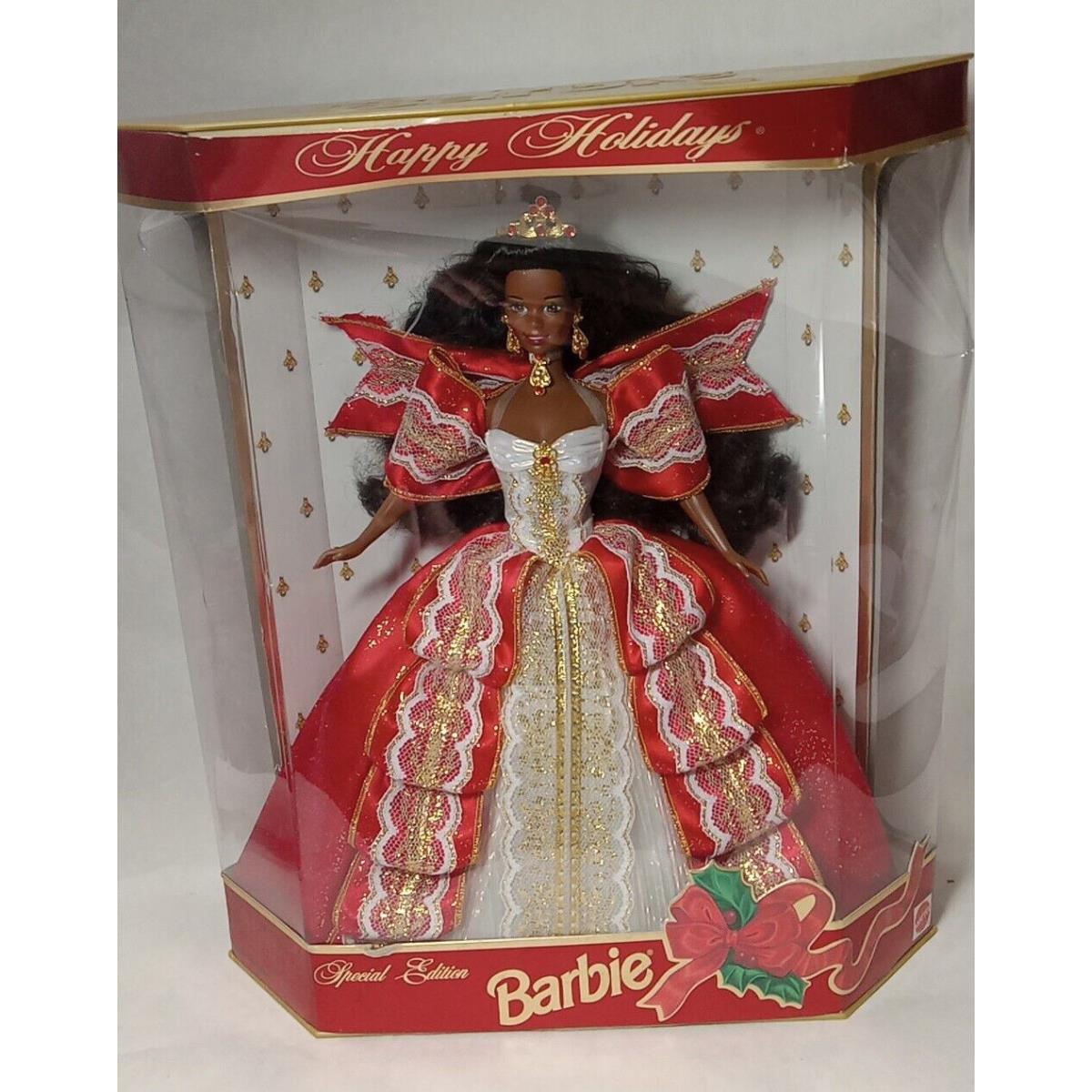 Barbie Happy Holidays Doll 17833 African American Special Edition Mattel 1997