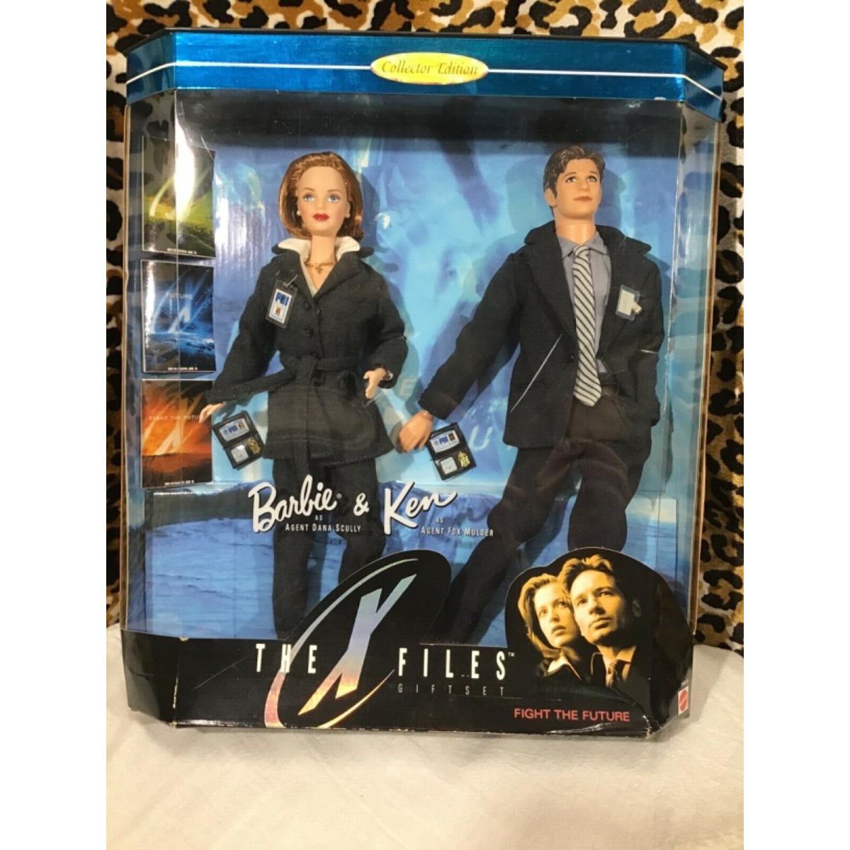 The X-files Gift Set Barbie Ken Collector Edition 1998 Mattel