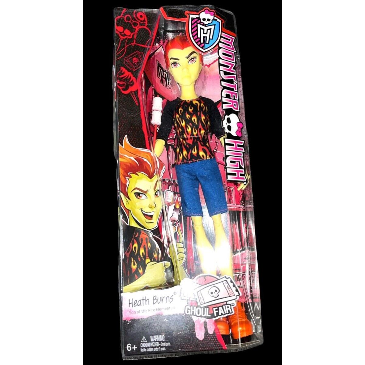 2014 Monster High Ghoul Fair Heath Burns 11 Doll Mib