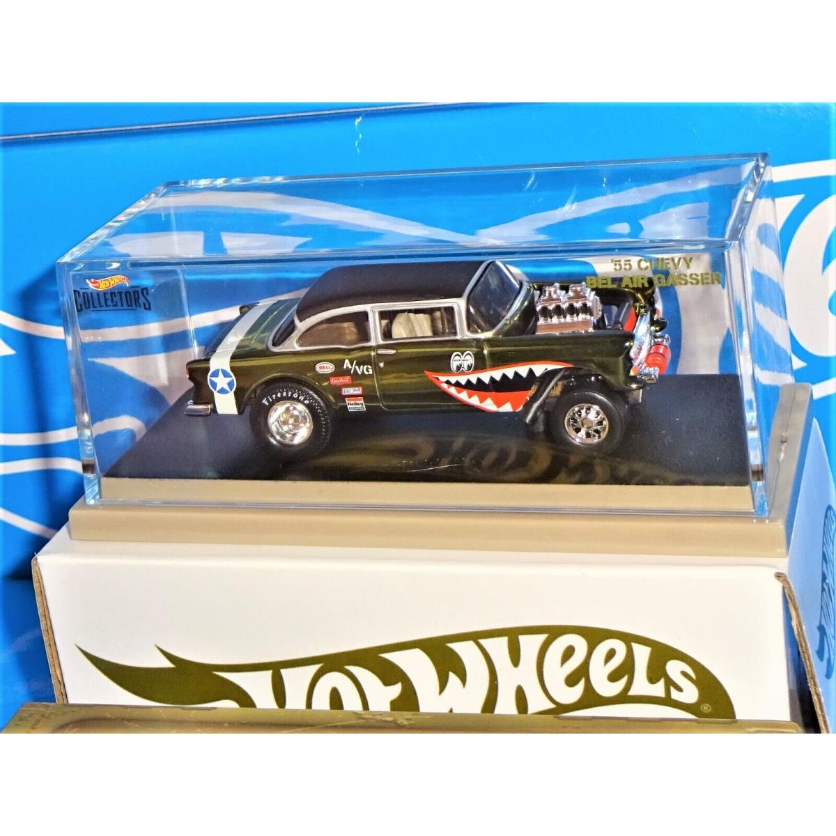 Hot Wheels 2019 Red Line Club Exclusive `55 Chevy Bel Air Gasser Flying Tigers