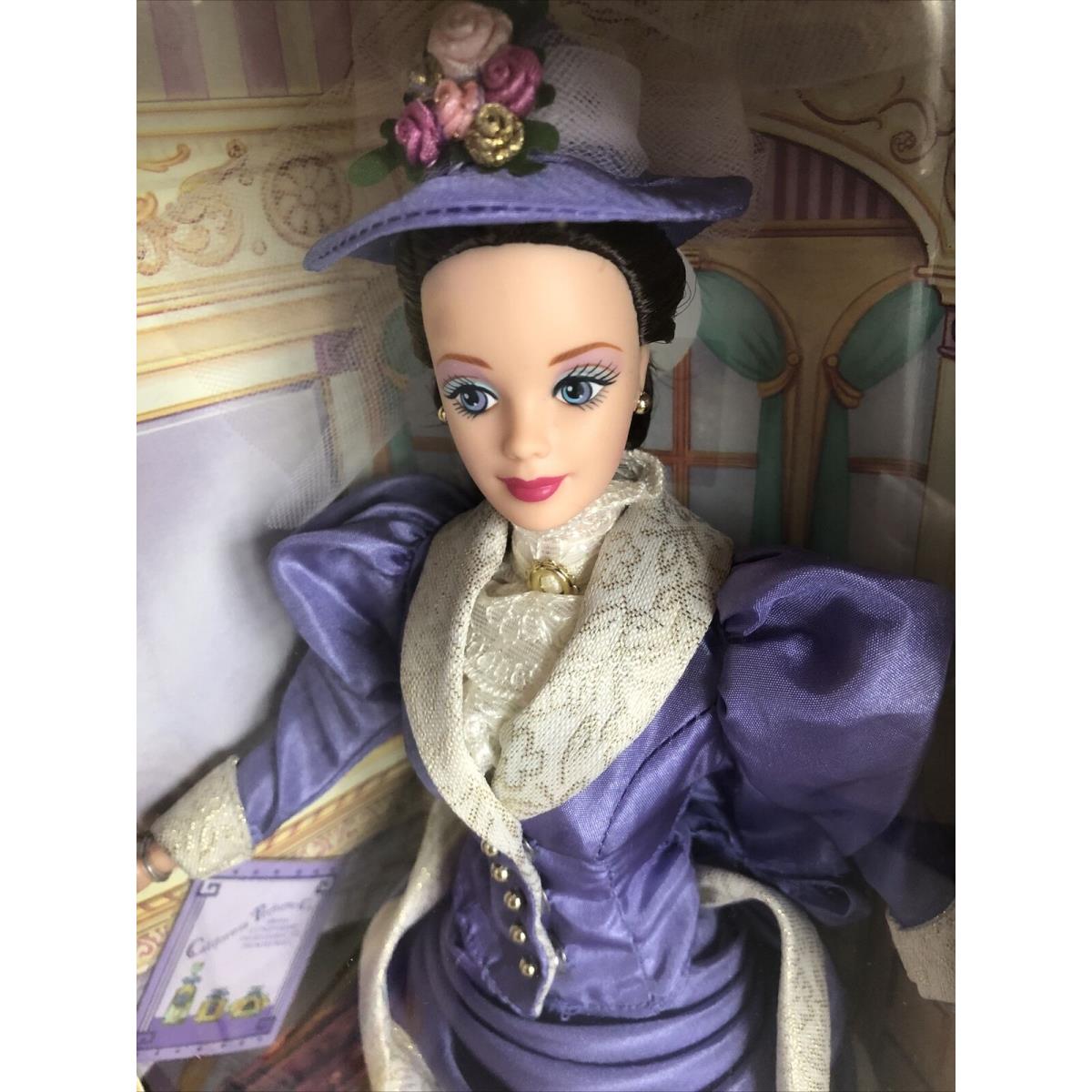 Mrs. Pfe Albee Avon First Representative with Lavender Taffeta Hat Barbie Doll