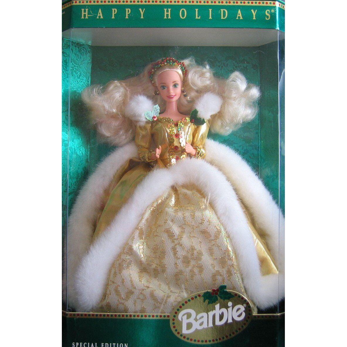 1994 Happy Holidays Special Ed. Gold Barbie Nrfb