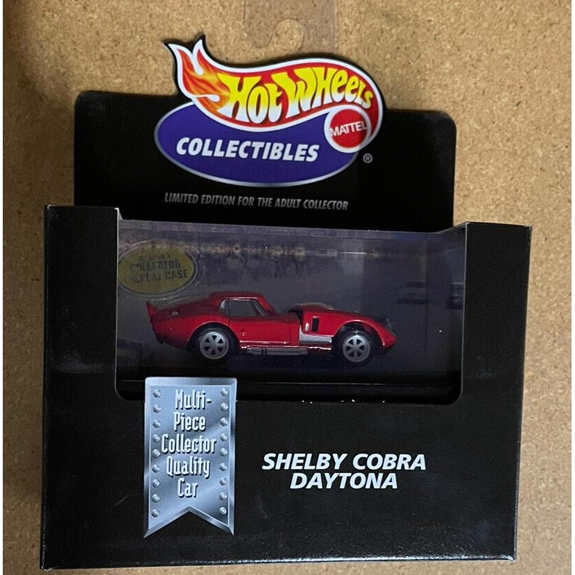 Open Full Box - Hot Wheels Collectibles Shelby Cobra Daytona Black Box Package