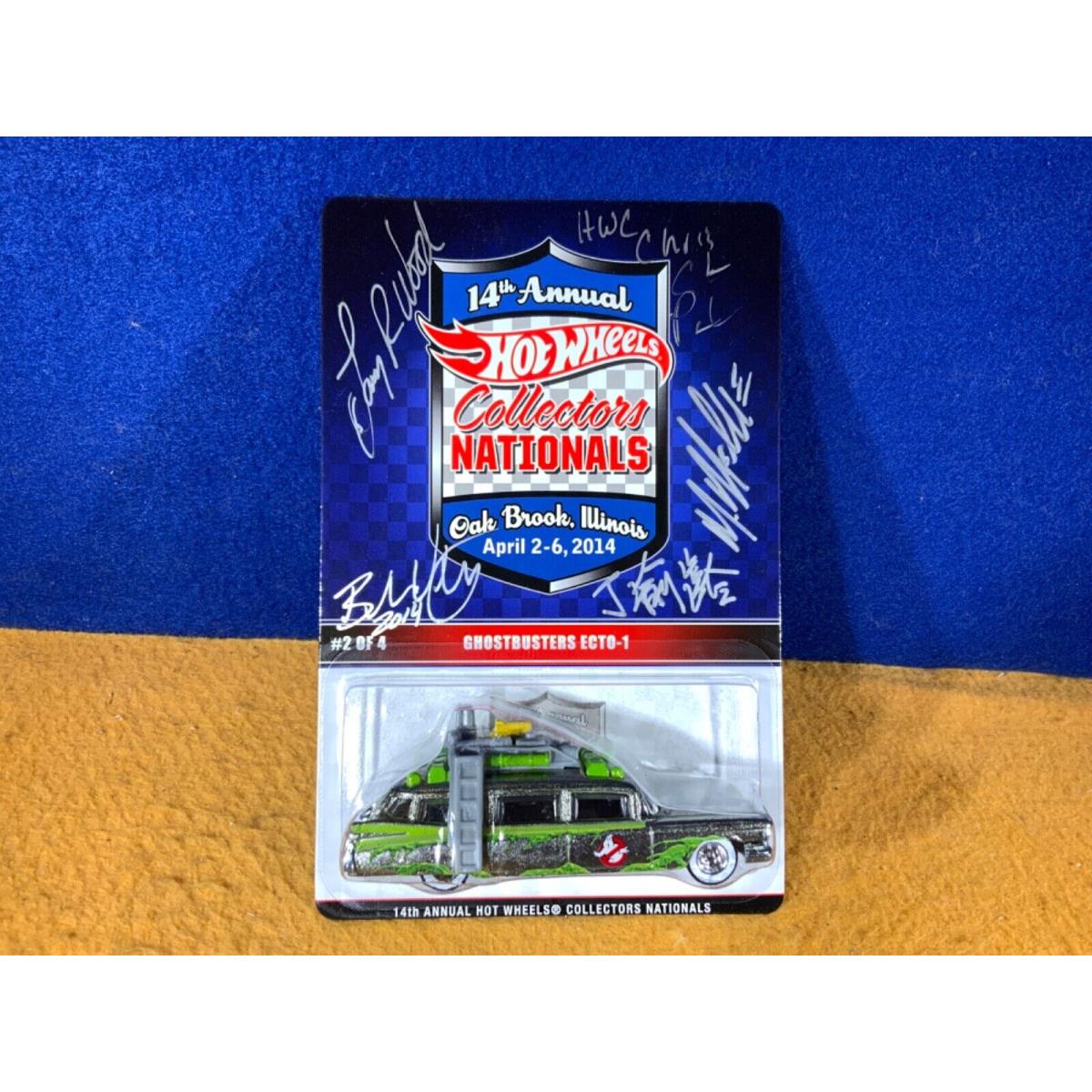 R9-58 Hot Wheels 2014 - 14th Nationals - Ghostbusters ECTO-1 - Signed Larry Wood