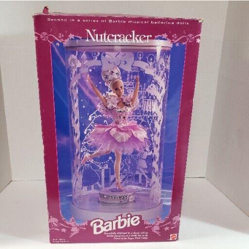 Vtg Nutcracker Barbie 2nd In Series Musical Ballerina Sugar Plum Fairy Nrfb Nos