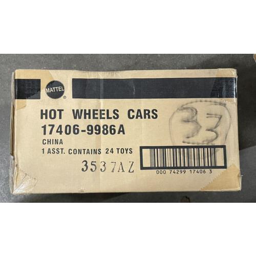Factory Case Of 24 Mattel Hot Wheels Pro Racing Car 17406-9986A Toys Rare
