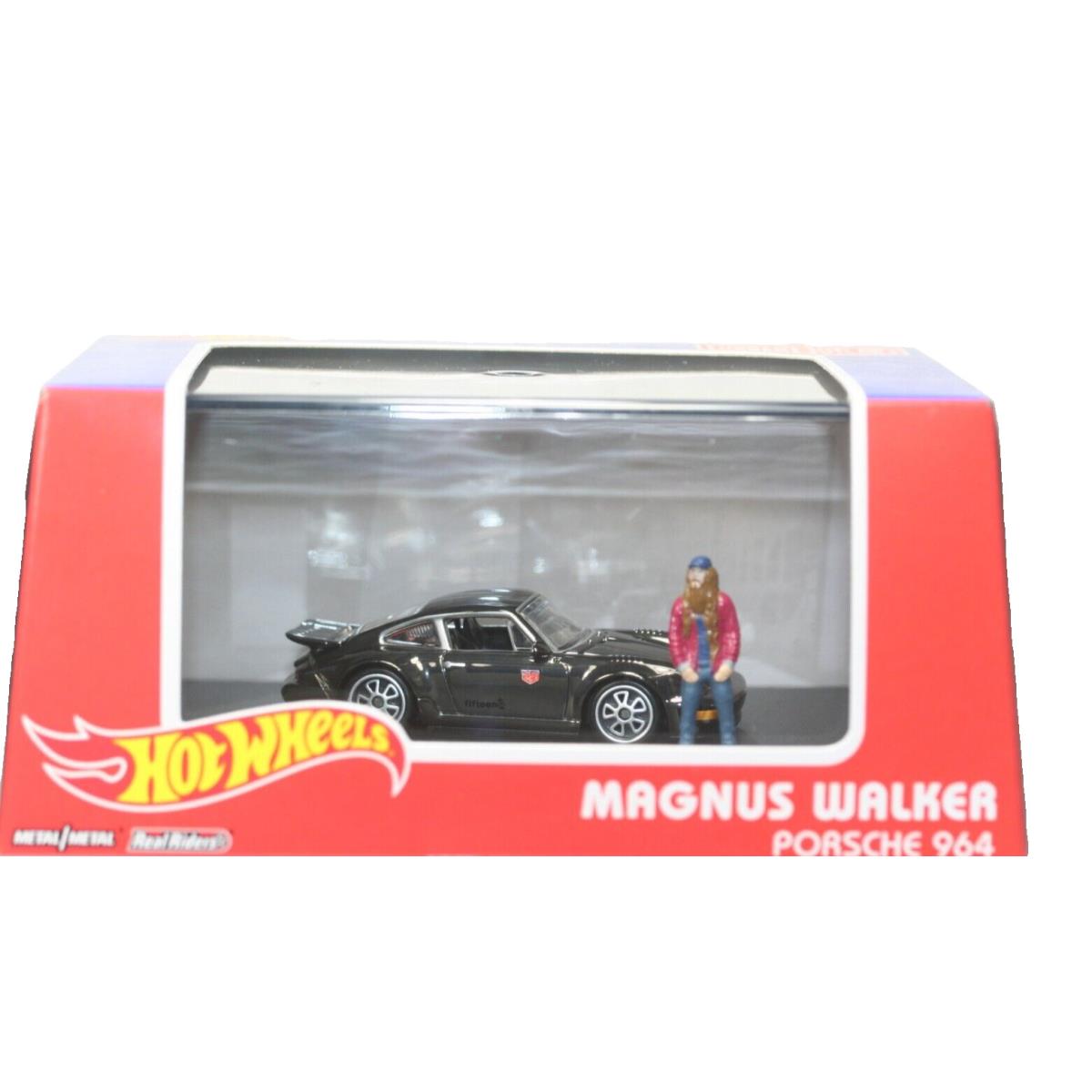 Hot Wheels FPN10 Rlc Exclusive 1/64th Scale Magnus Walker Porsche 964 Black 2