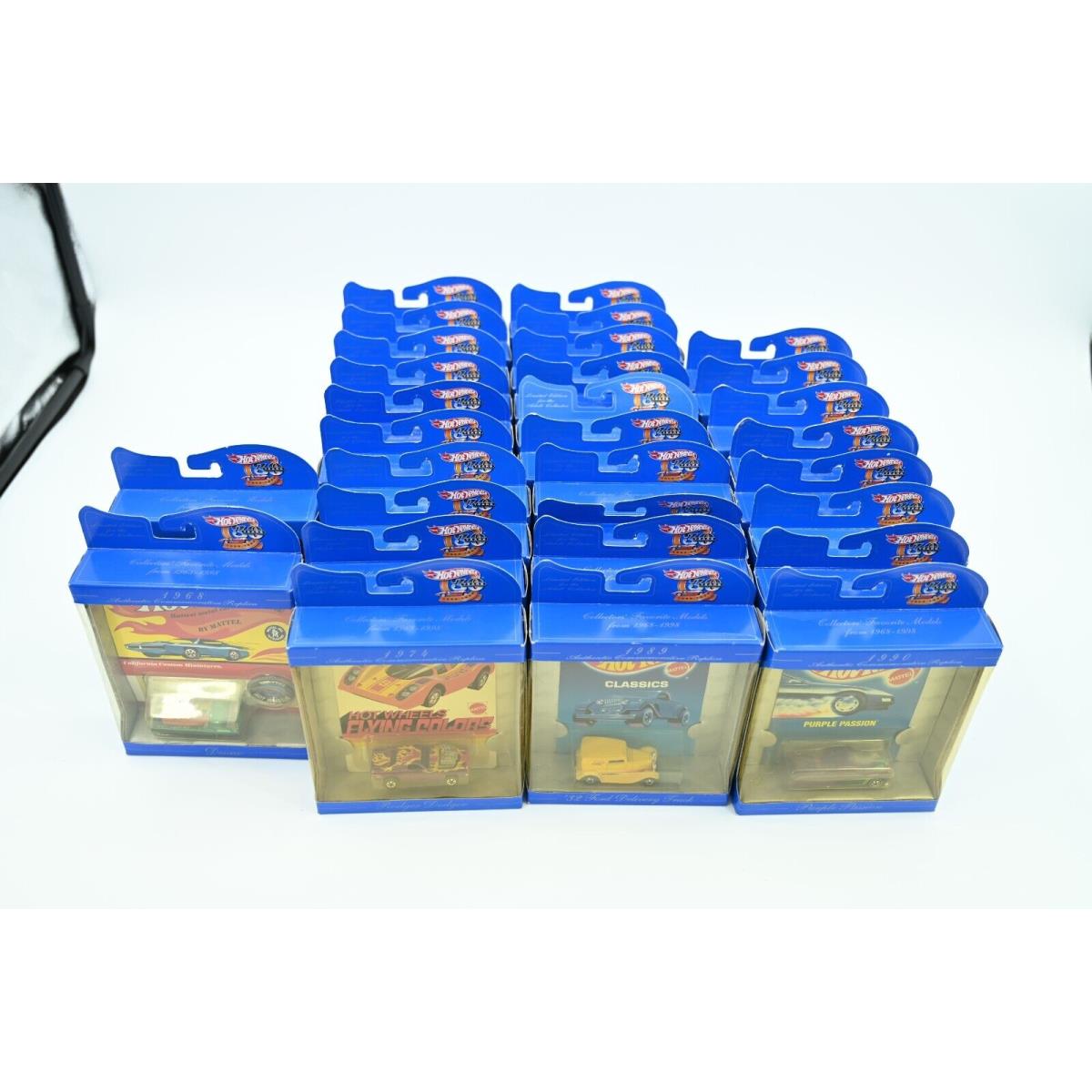 Hot Wheels 30th Anniversary Commemorative Replica Vehicles Complete Set 30 Cars