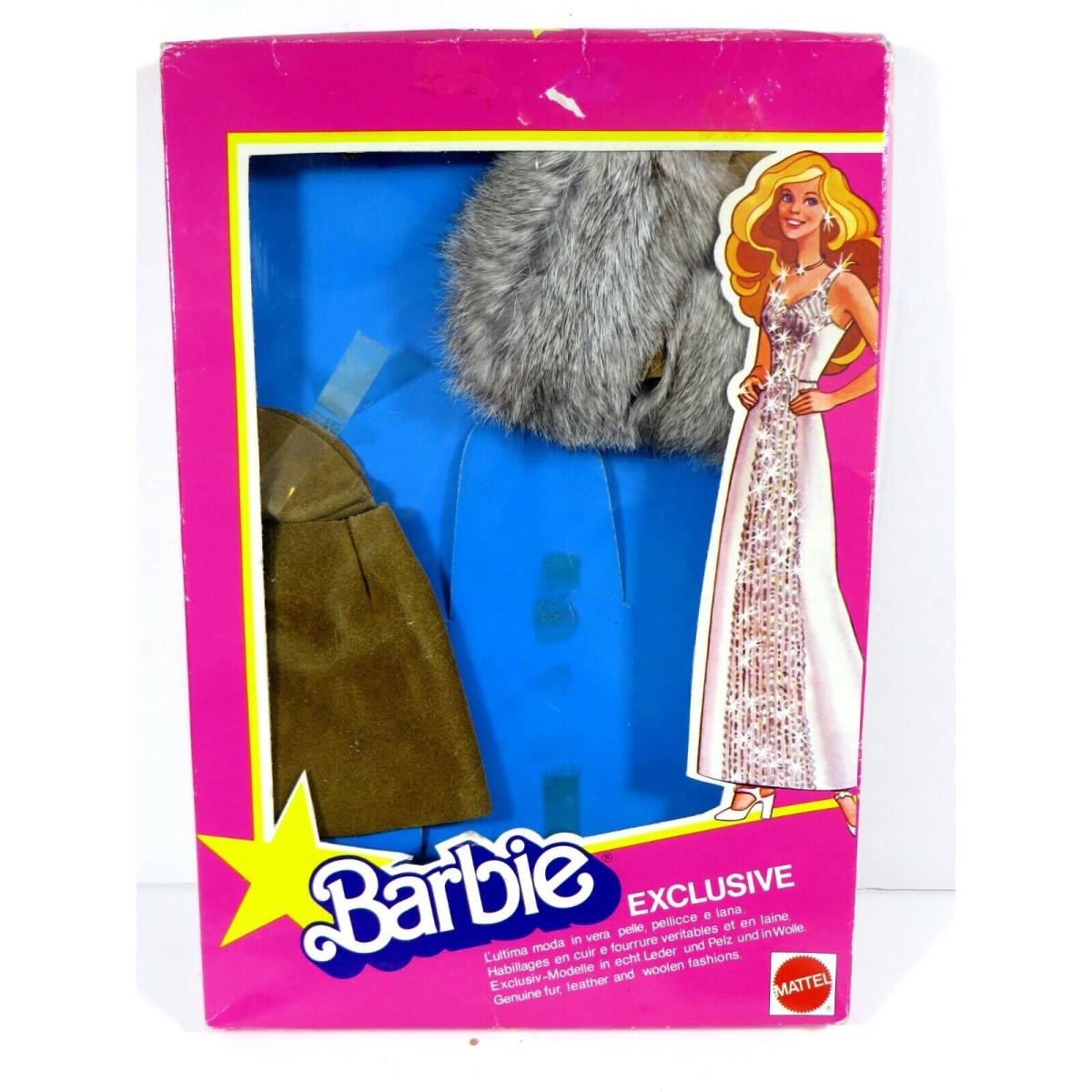 B27 Barbie Doll Fur Vintage Superstar Fashion Made IN Italy Foreign