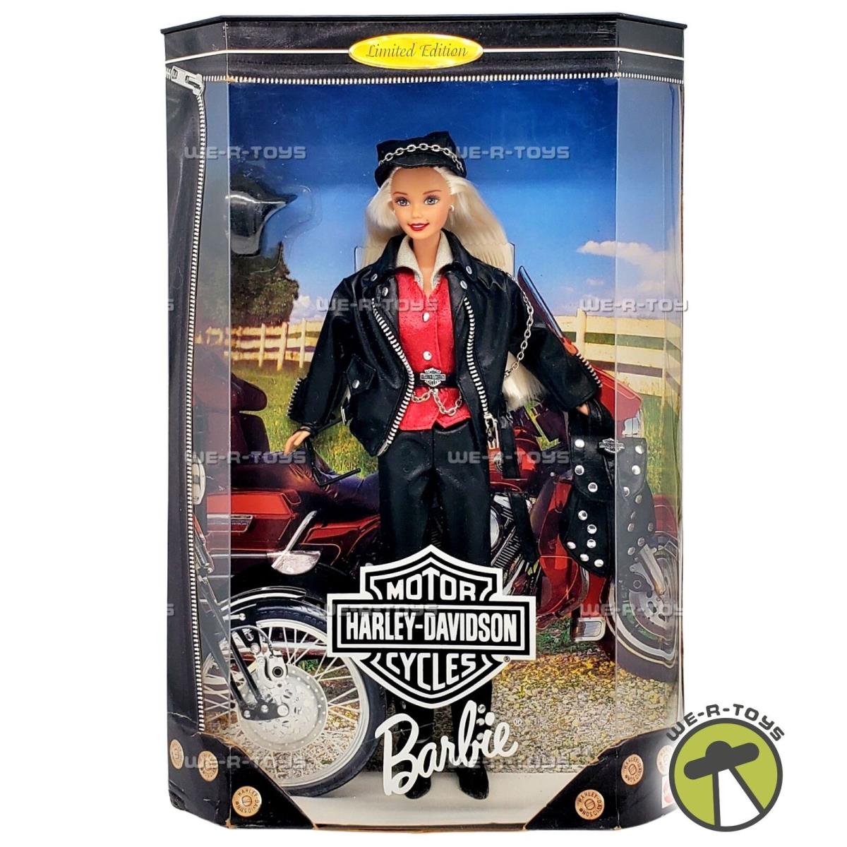 Harley-davidson Motor Cycles Barbie Doll Limited Edition 1997 Mattel 17692