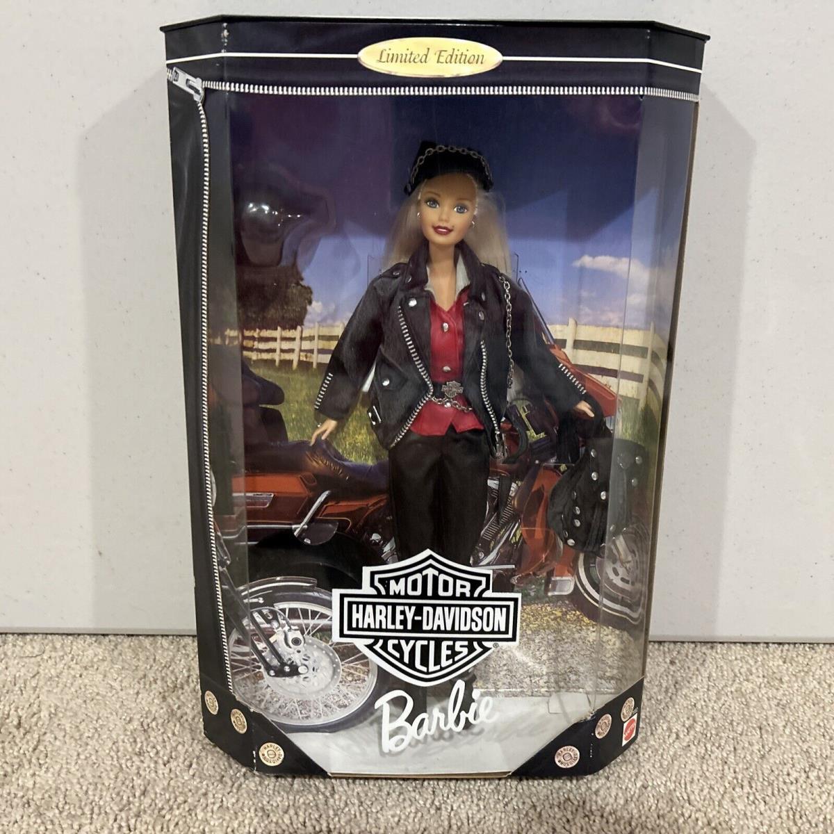 Vtg 1997 Mattel Harley-davidson Motor Cycles Barbie Limited Edition 17692 Nrfb