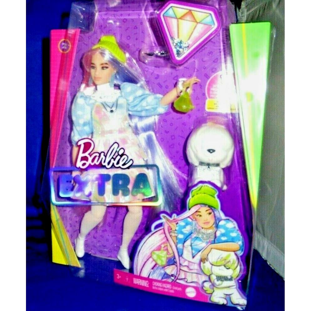 Barbie Extra 2 Collector Dream Barbie Doll and Pet 15 Styling Pieces