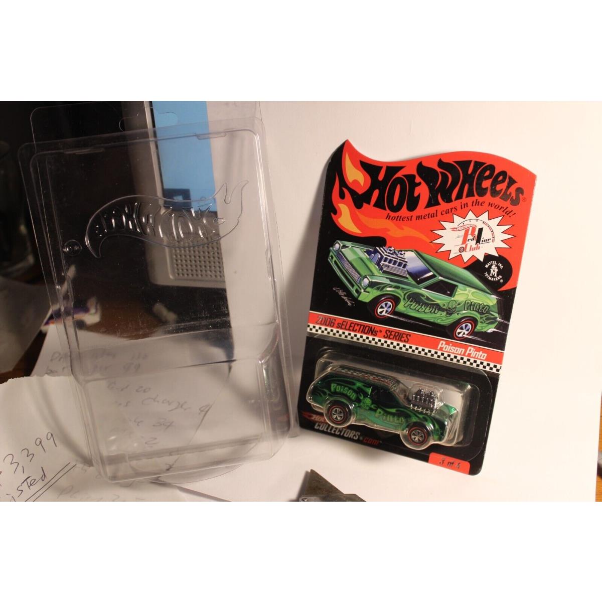 2006 Hot Wheels-green Poison Pinto-selections-rlc- 4993/7553-With Protecto Pack