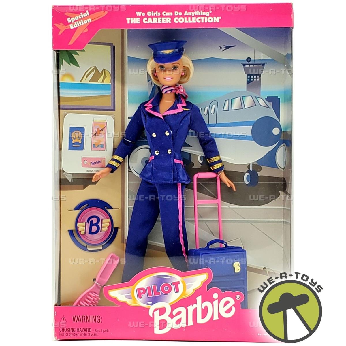 Barbie Pilot Doll We Girls Can Do Anything Career Collection 1997 Mattel 18368