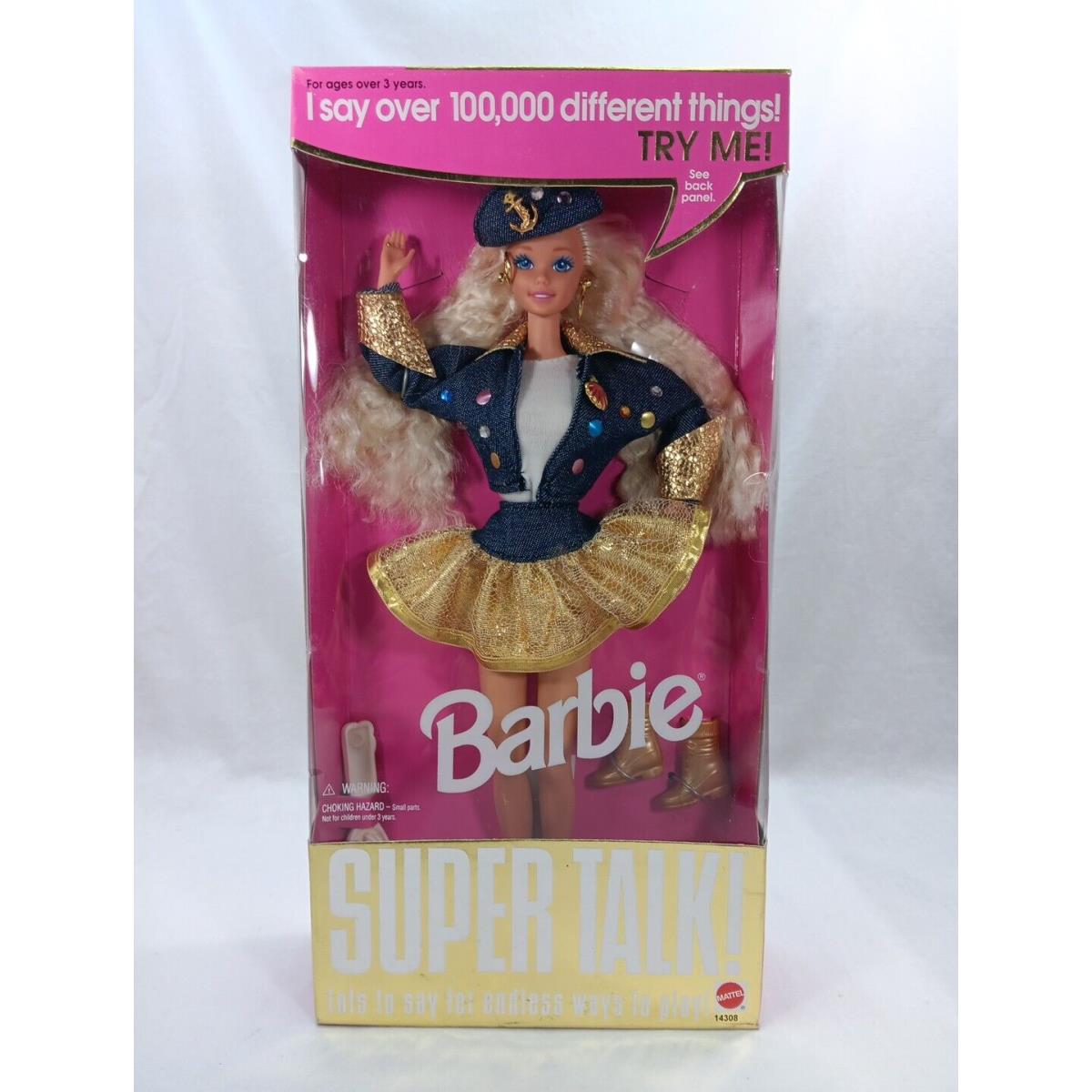 Barbie Super Talk Barbie Doll Says Over 100 000 Things 12290 Mattel Works