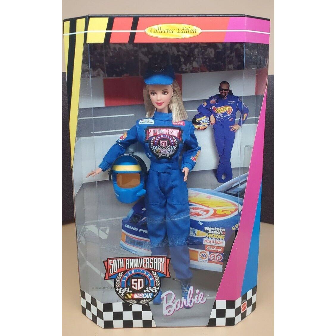 Vintage Barbie Doll 50th Anniversary Nascar Collector Edition Racing