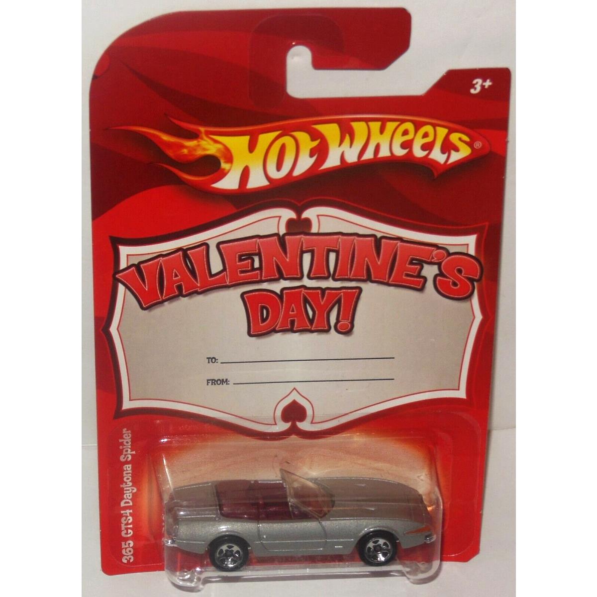 Hot Wheels: Valentine`s Day Ferrari 365 GTS4 Daytona Spider ..scarce + Car Case