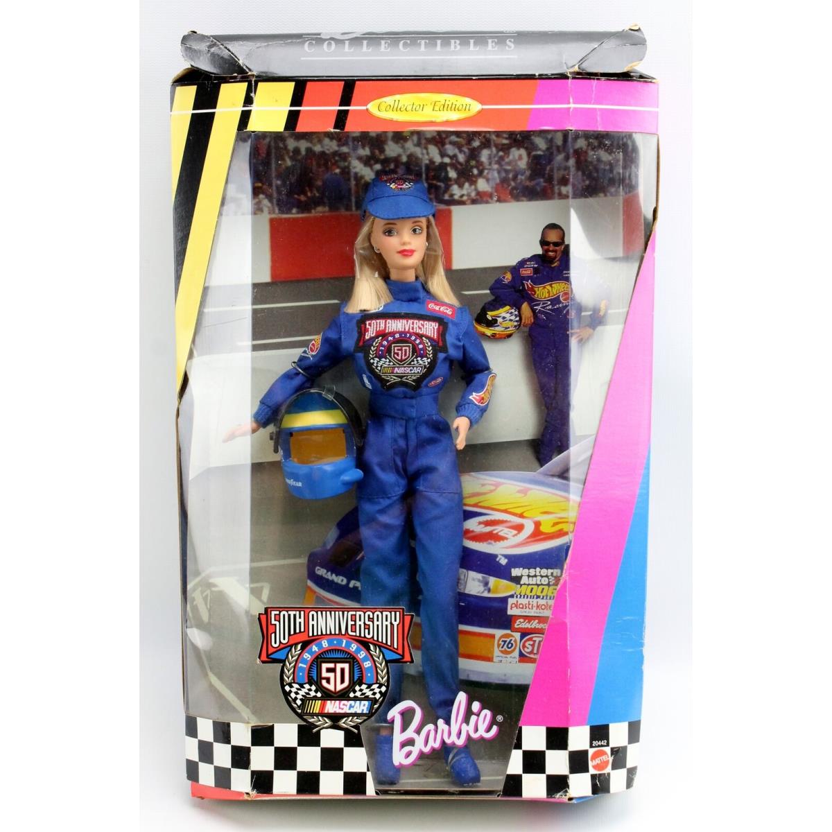 Barbie Nascar 50th Year Collectors Edition Blond Doll 1998
