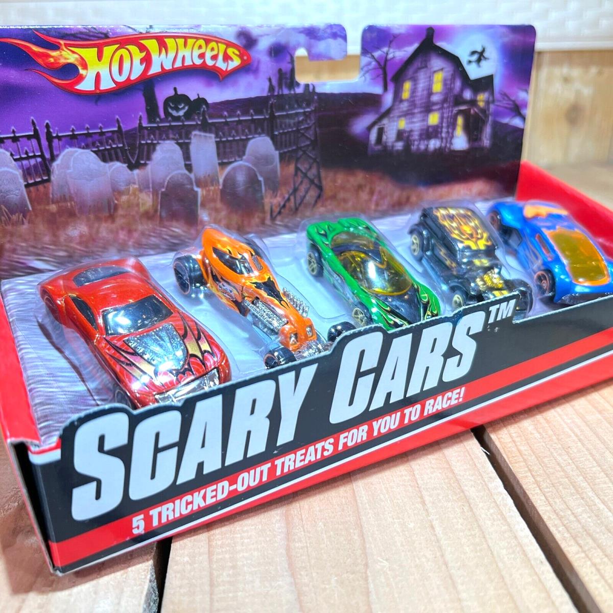 Vintage Hot Wheels Scary Cars Halloween Set Five 1:64 Diecast Cars