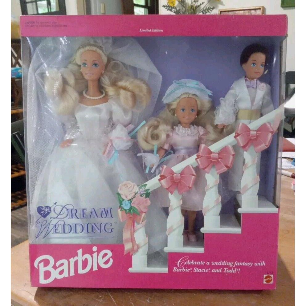 Dream Wedding Barbie Stacie and Todd Giftset Limited Edition 10712 Penbar 254