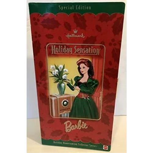 Holiday Sensation Barbie - 1998 - Hallmark Gold Crown Exclusive - Holiday