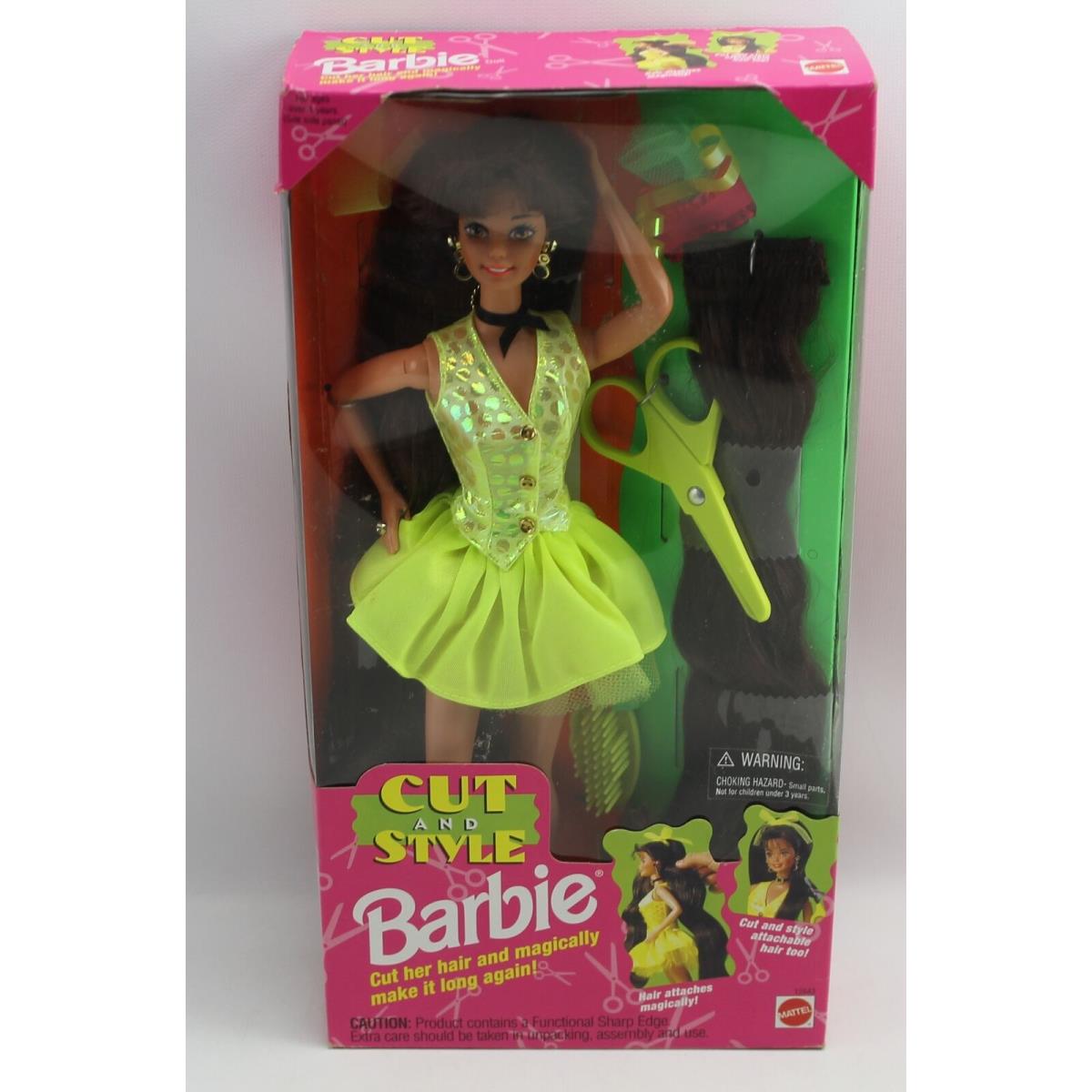 Barbie Cut and Style Doll 1994 Brunette