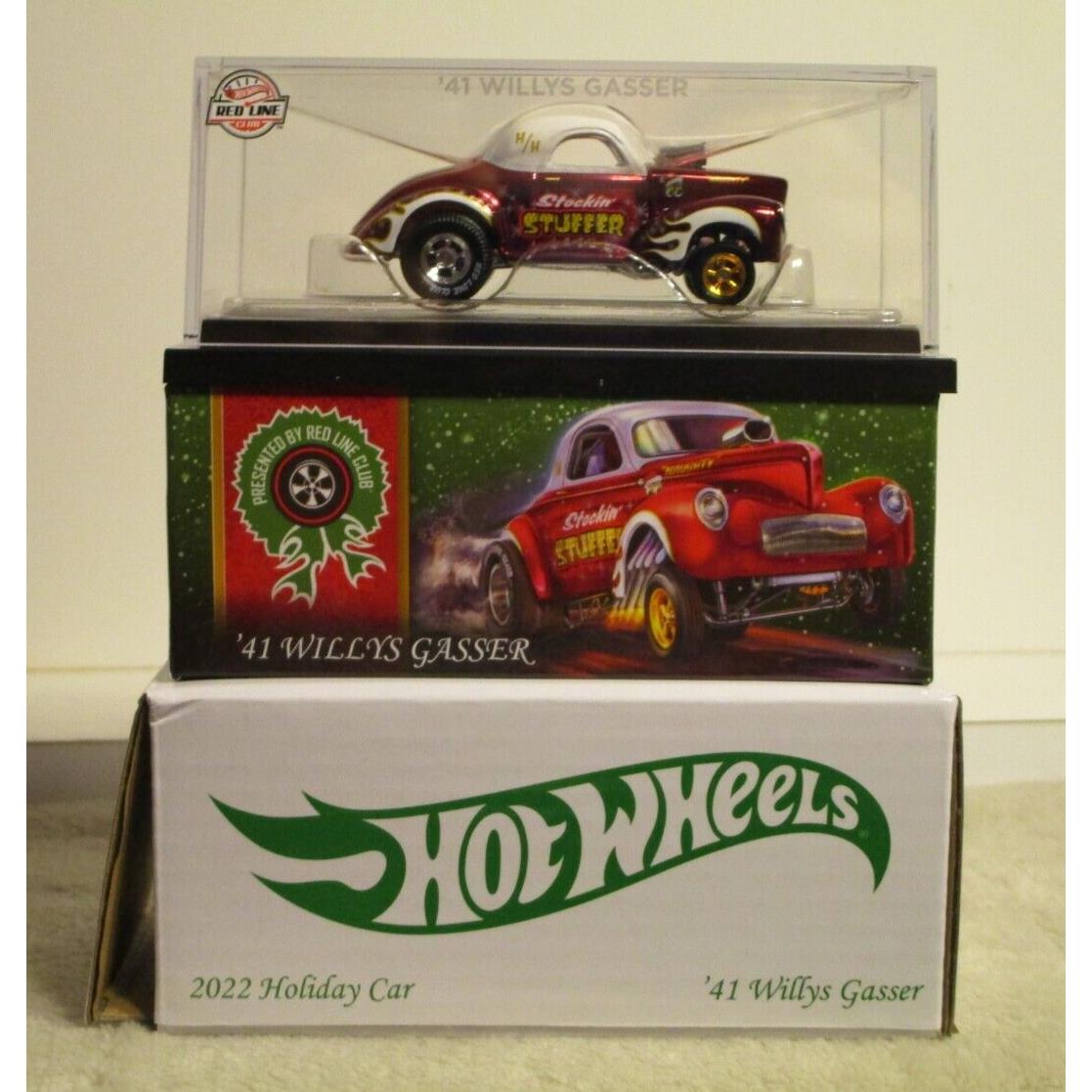 Hot Wheels Collectors Rlc Exclusive 41 Willys Gasser Holiday Car 6 338/30 000
