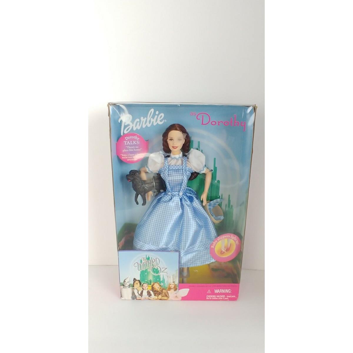 1999 Barbie AS Dorothy - The Wizard OF OZ Talking Collector Doll