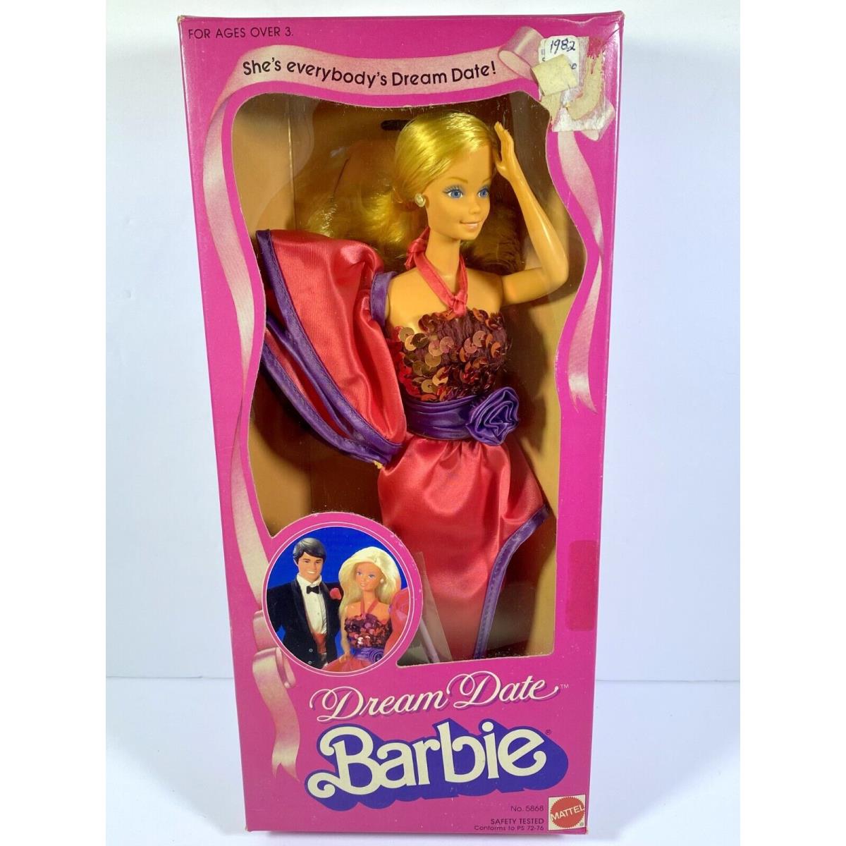 Barbie Doll 1982 Dream Date 5868 Vintage