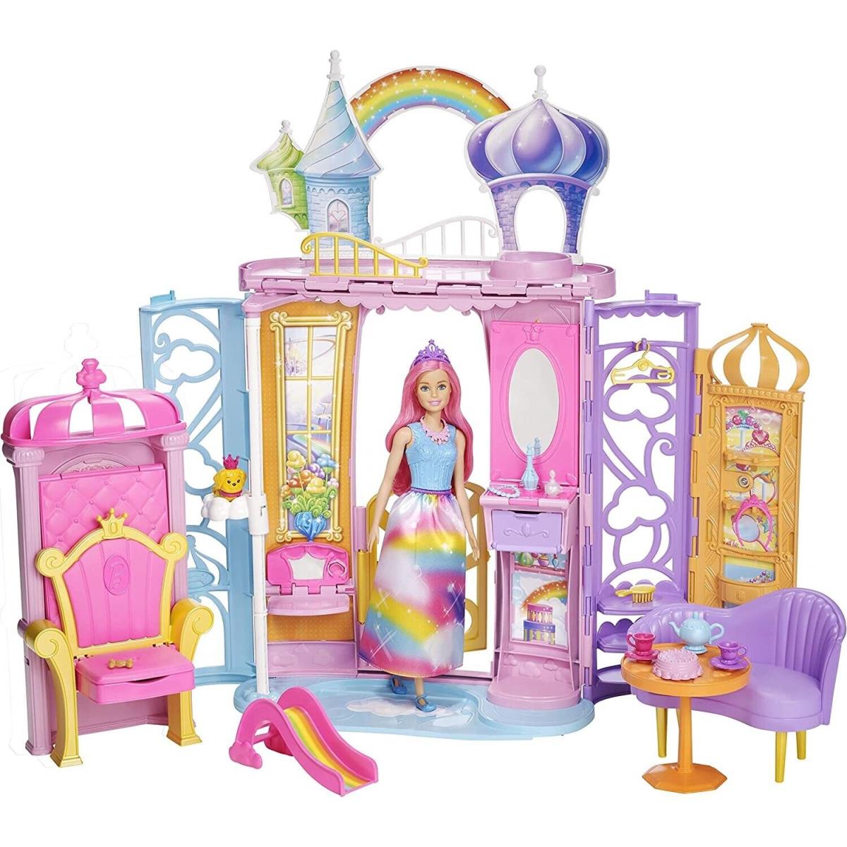 Barbie Dreamtopia Rainbow Cove Doll Castle Playset FRB15