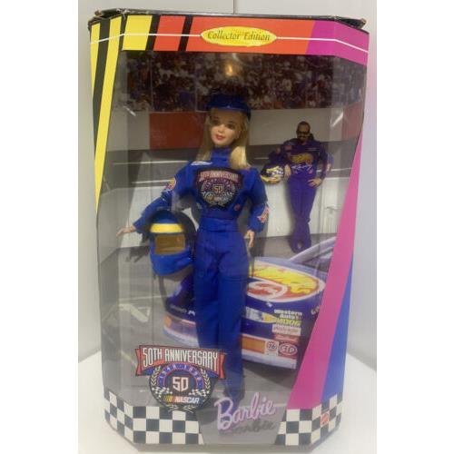 50th Anniversary Nascar 1998 Barbie Doll Vintage Collector Edition Matel