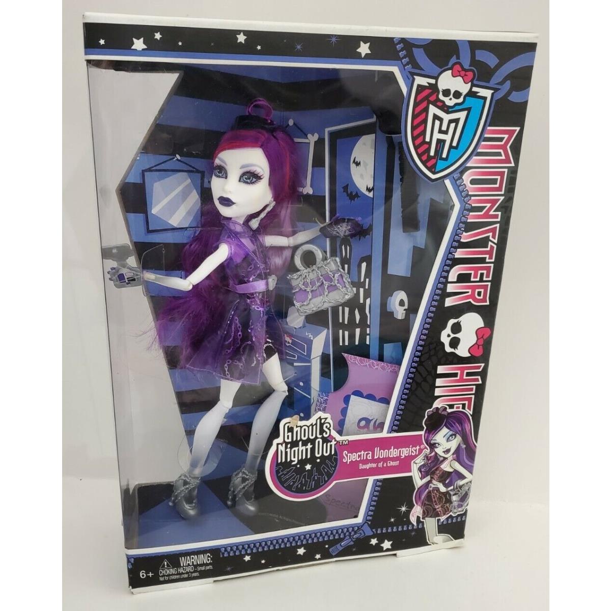 Mattel MH Monster High Ghouls Night Out Spectra Vondergeist Fashion Doll