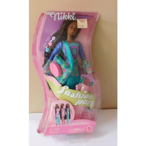 Mattel Teen Nikki Barbie Fashion Party Unopened Nrfb