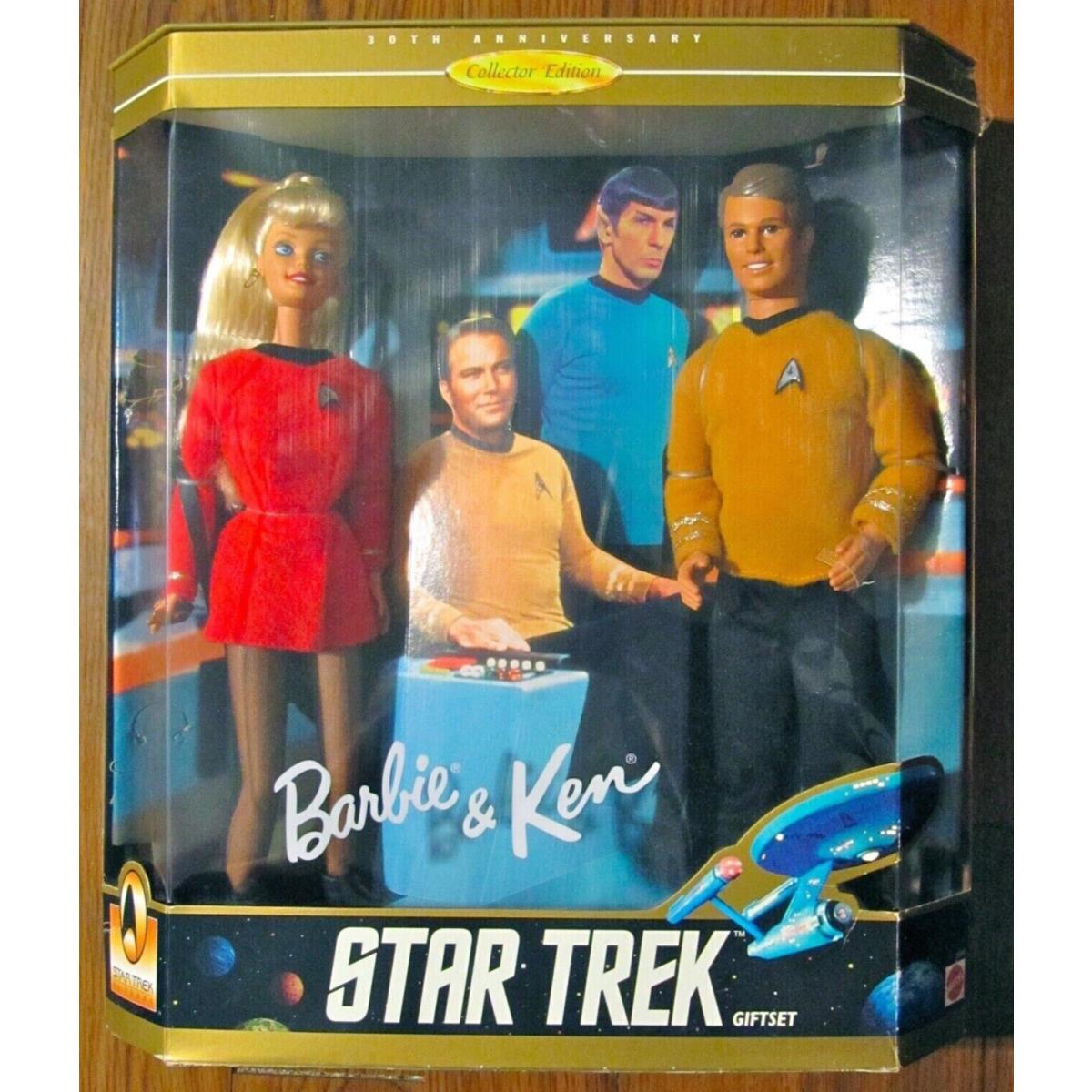 Barbie Ken Star Trek Giftset 30th Anniversary Collector Edition Mattel 1996