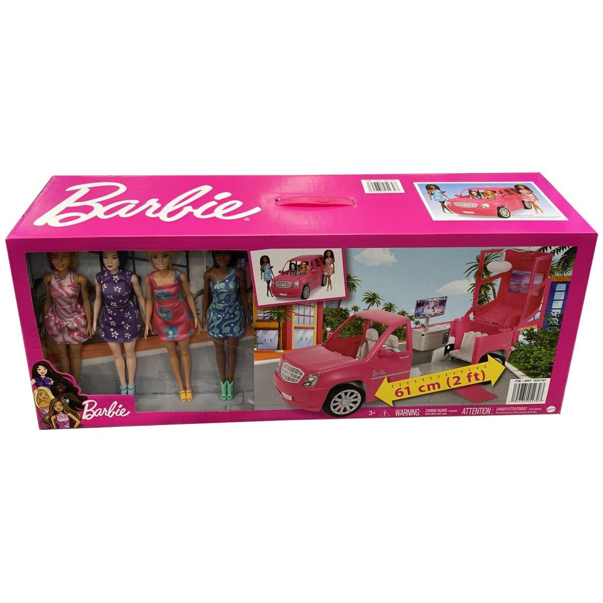 Barbie Doll Party Limo 4 Dolls