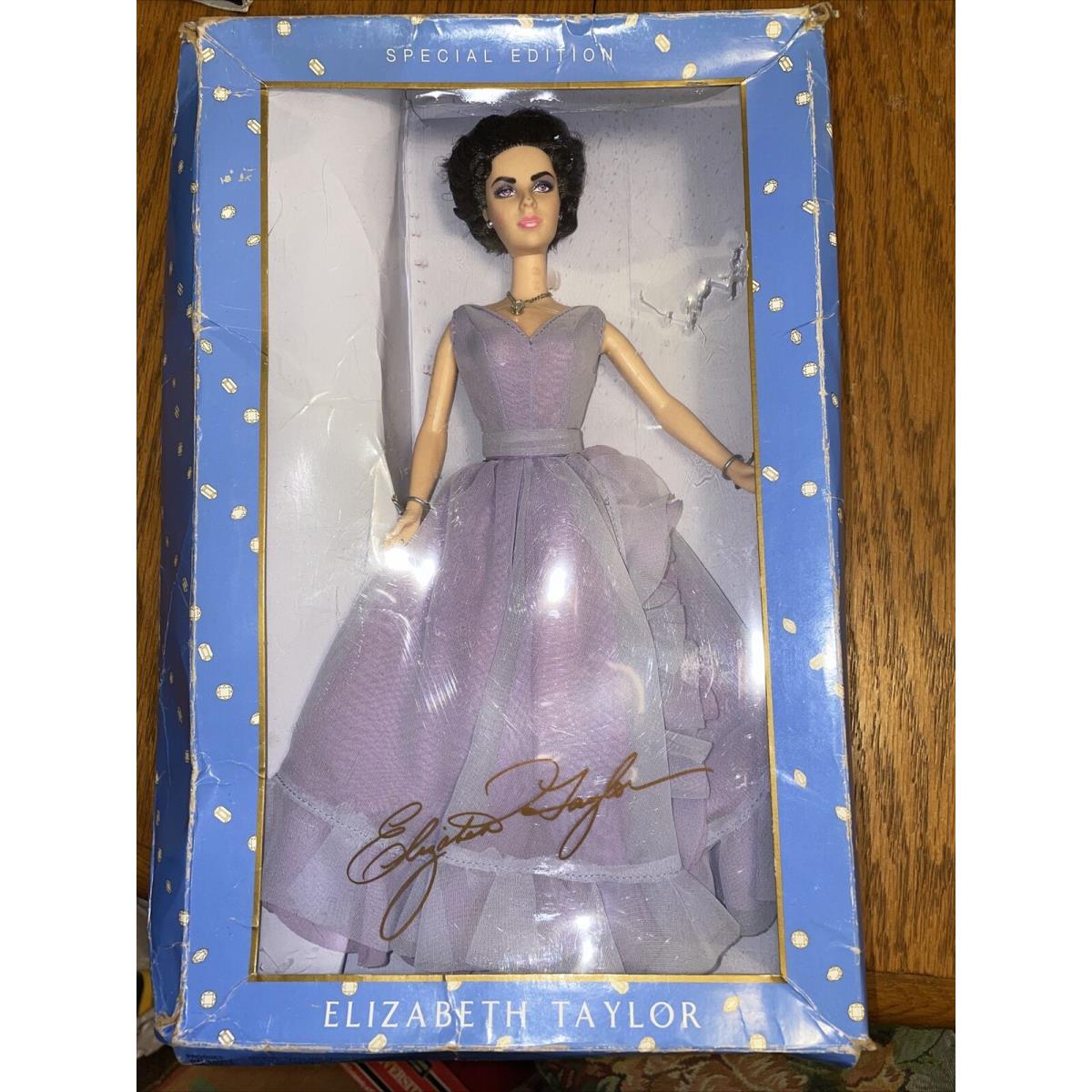 Elizabeth Taylor White Diamonds Barbie Reproduction Doll By Mattel