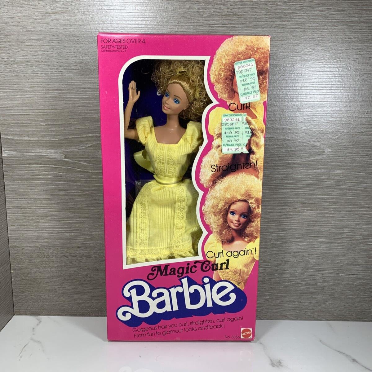 Mattel Magic Curl Barbie 3856 Vintage 1981 Nrfb