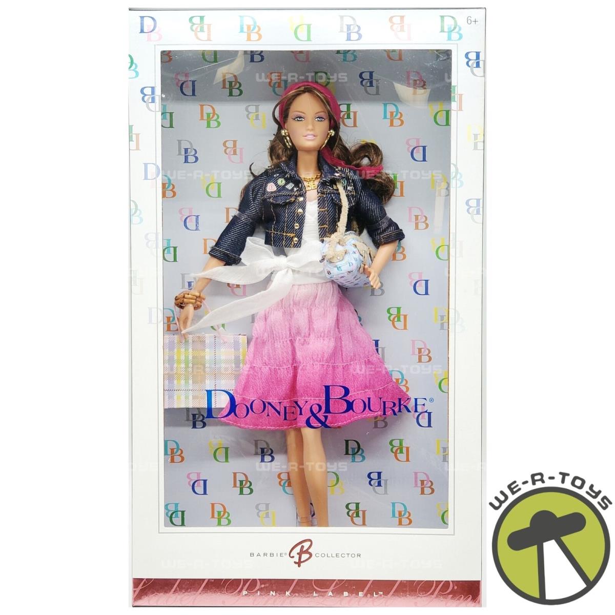 Dooney Bourke Barbie Doll Pink Label Collector Edition 2006 Mattel J0937