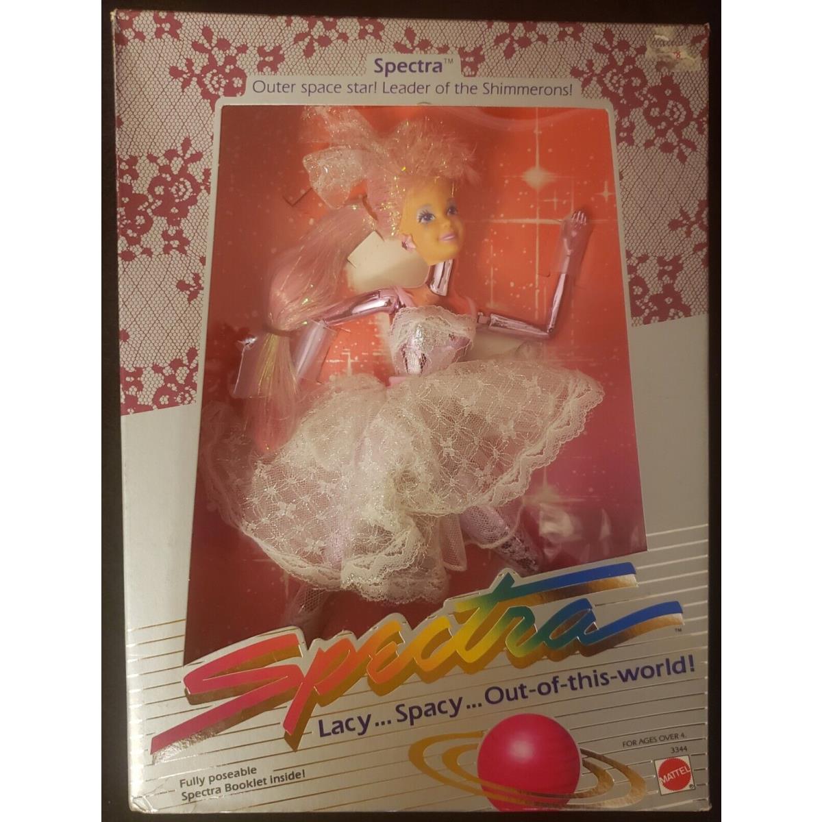 1986 Mattel Spectra Doll 3344 Lacey Spacey Out of This World Mib